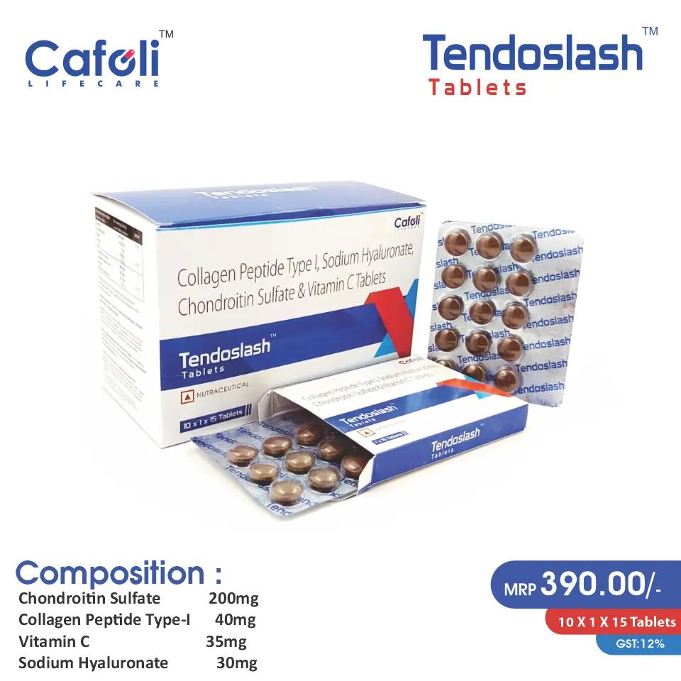 Chondroitin + Collagen Peptide  + Sodium Hyaluronate  + Vitamin C  at the best price in PCD Pharma Franchise for Osteoarthritis, Joint Support